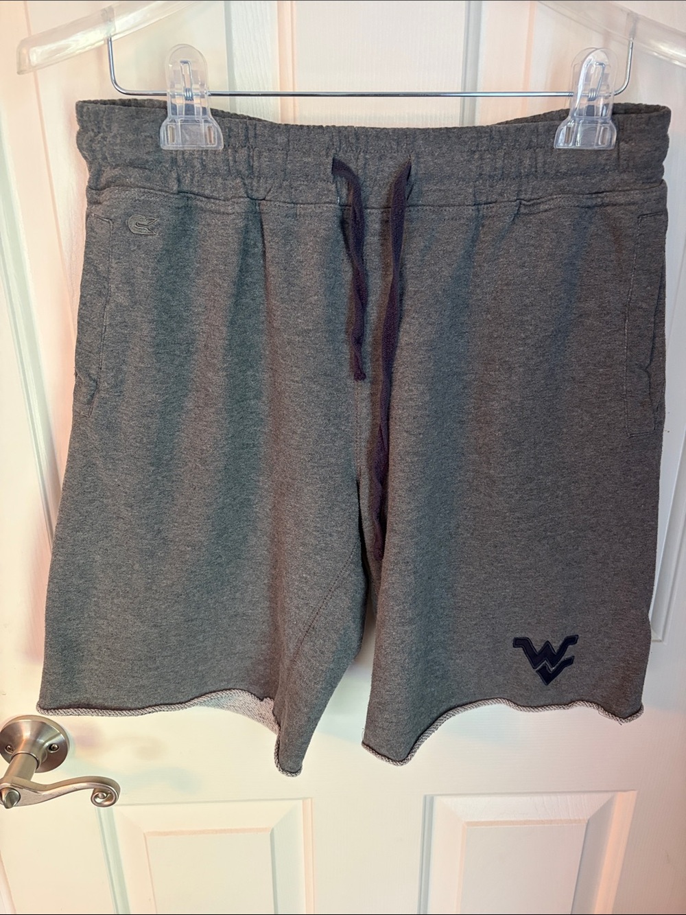 Colosseum Men's Dark Gray Athletic Shorts with WVU Logo